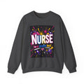 Nurse Crewneck Sweatshirt – "I Love Inspire Heal" Colorful Graphic