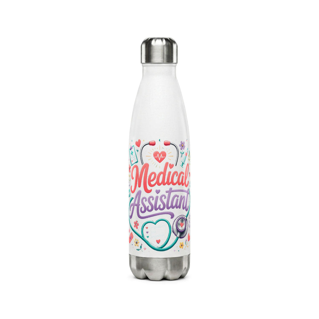 Medical Assistant Stainless Steel Water Bottle — 17oz Insulated Nurse Gift