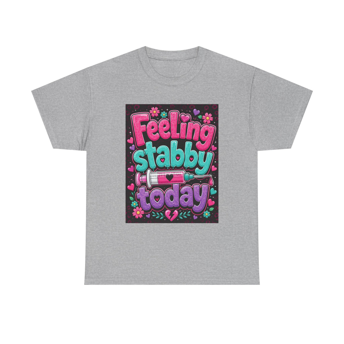 Feeling Stabby Today T-Shirt — Cute Goth Syringe Graphic Tee
