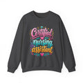 Certified Nursing Assistant Sweatshirt — Cute Colorful CNA Crewneck Gift