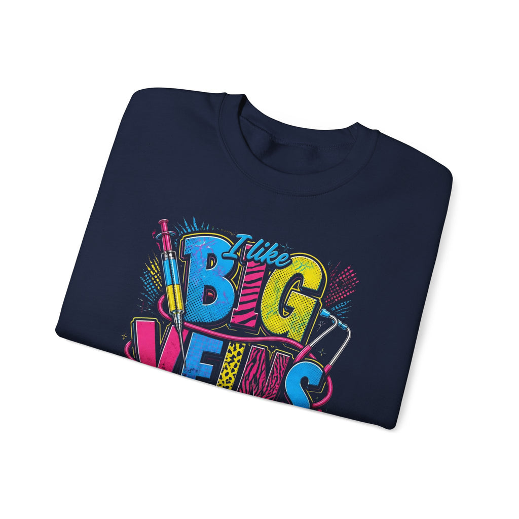 Sewing Crewneck Sweatshirt — "I Like Big Bows and I Cannot Lie" Colorful Quilting Design