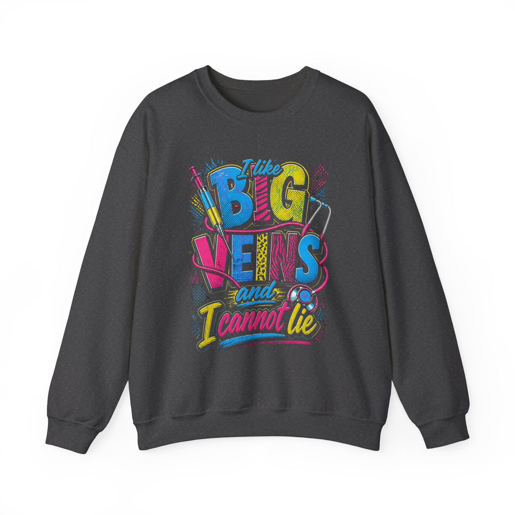 Sewing Crewneck Sweatshirt — "I Like Big Bows and I Cannot Lie" Colorful Quilting Design