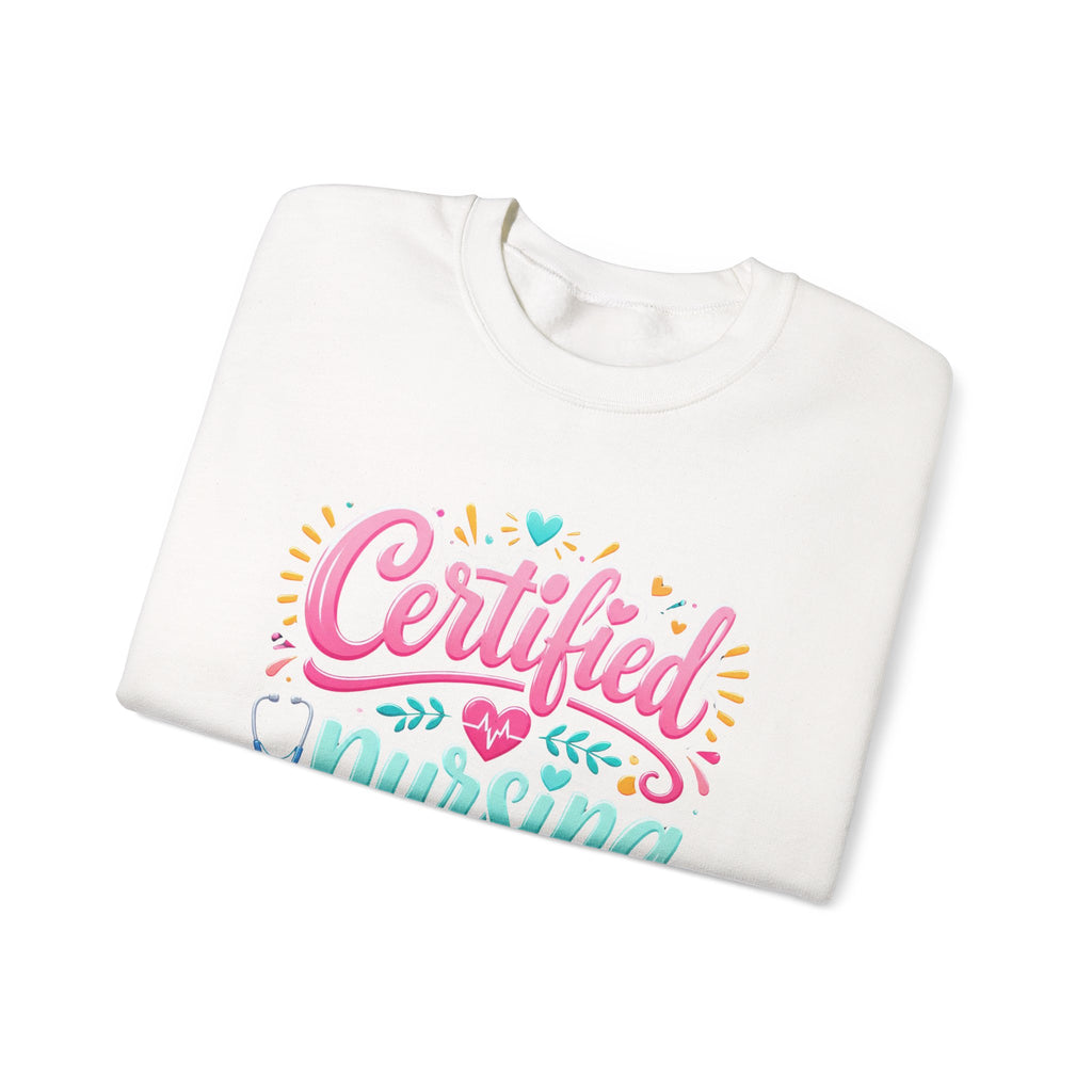 Certified Nursing Assistant Sweatshirt — Cute Colorful CNA Crewneck Gift