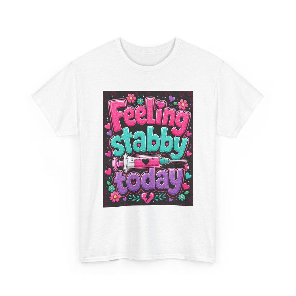 Feeling Stabby Today T-Shirt — Cute Goth Syringe Graphic Tee
