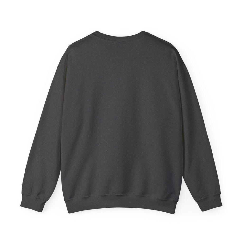 Crewneck Sweatshirt — Fueled by Caffeine and Chaos Colorful Graphic