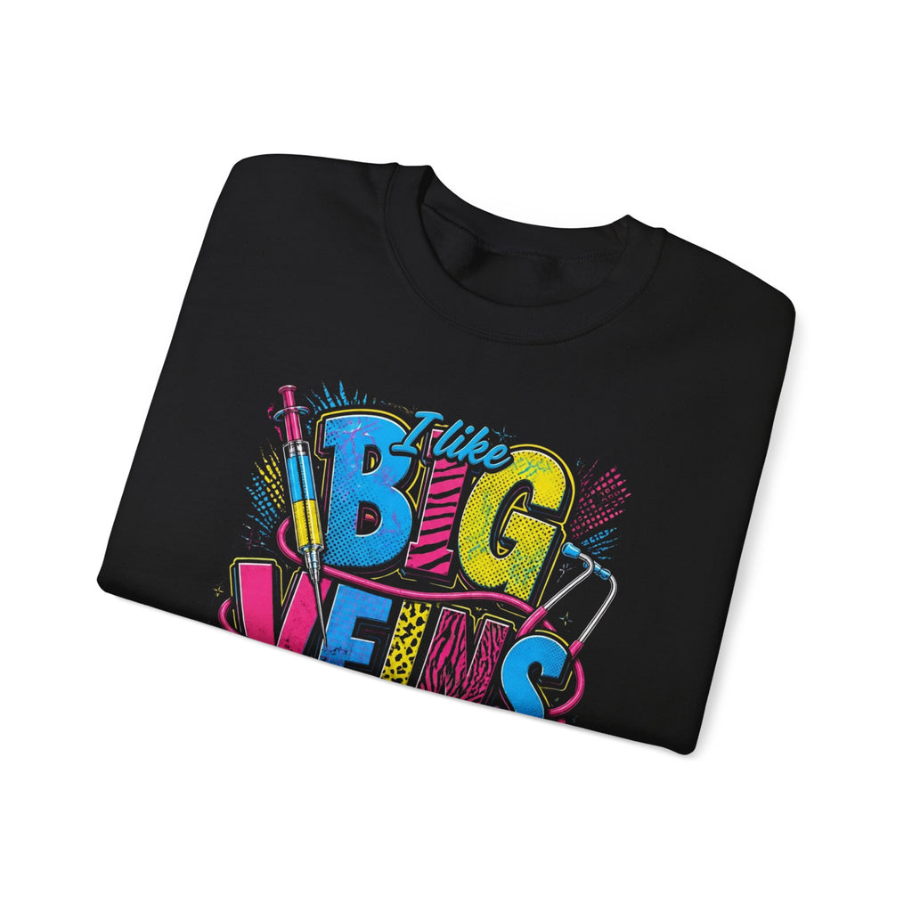 Sewing Crewneck Sweatshirt — "I Like Big Bows and I Cannot Lie" Colorful Quilting Design