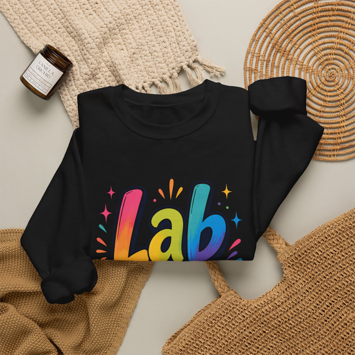 Lab Crew Sweatshirt – Colorful Science Team Crewneck