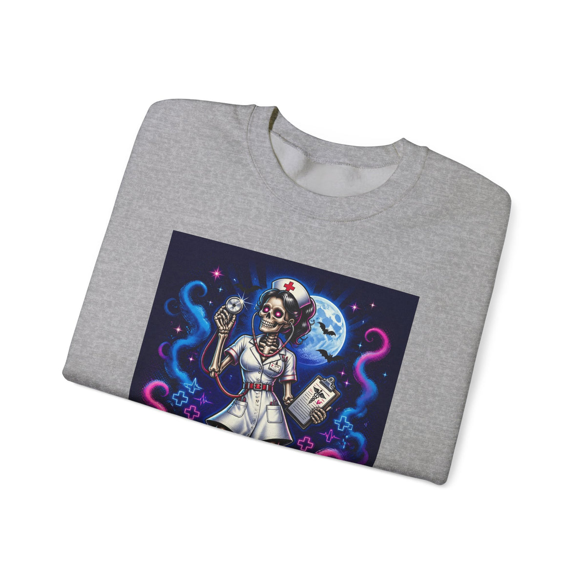 Nurse of the Night Sweatshirt - Retro Neon Nightshift RN Crewneck