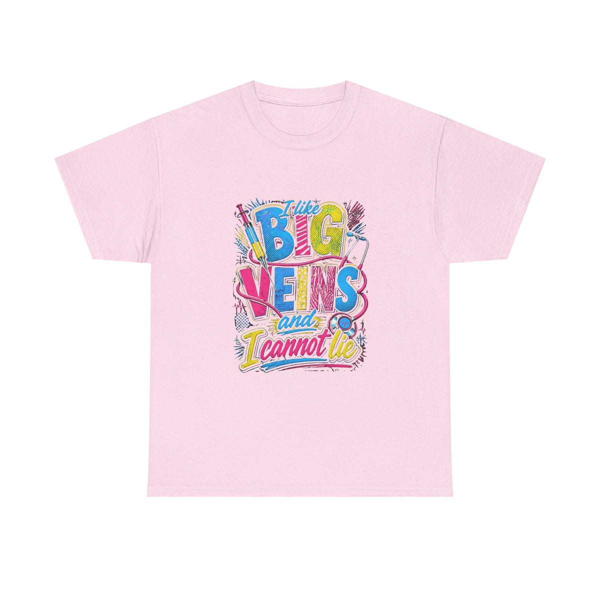 T-Shirt — "Big Veins and I Cannot Lie" Retro Graphic Tee