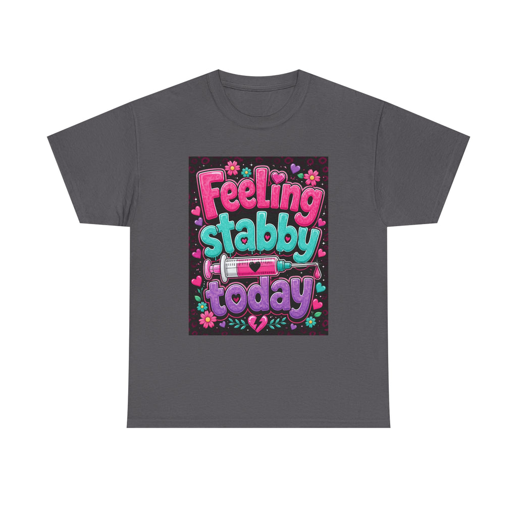Feeling Stabby Today T-Shirt — Cute Goth Syringe Graphic Tee