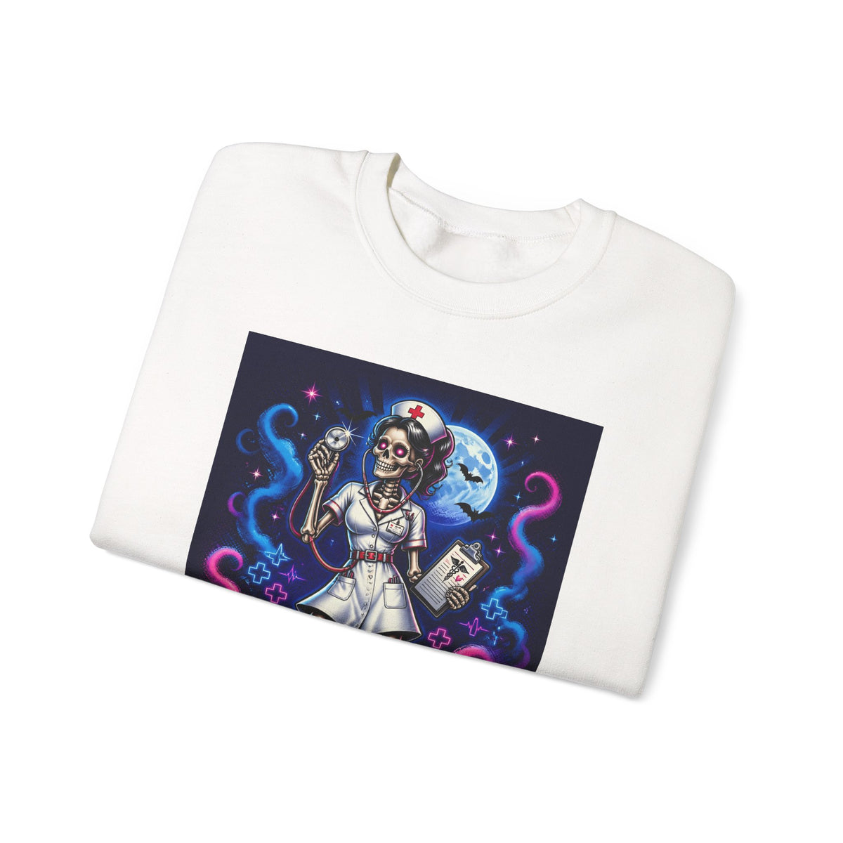 Nurse of the Night Sweatshirt - Retro Neon Nightshift RN Crewneck
