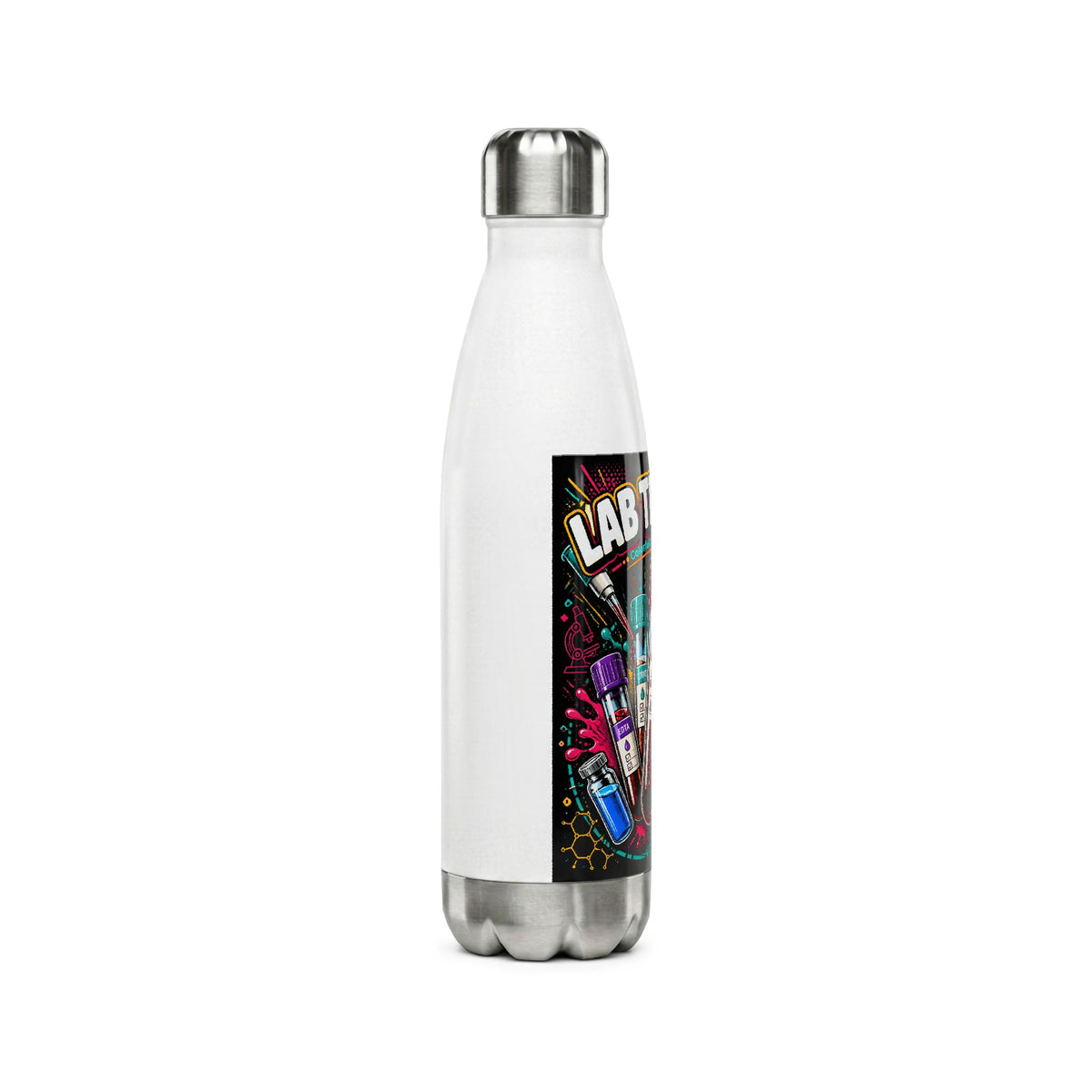 Lab Tech Life 17oz Stainless Steel Water Bottle