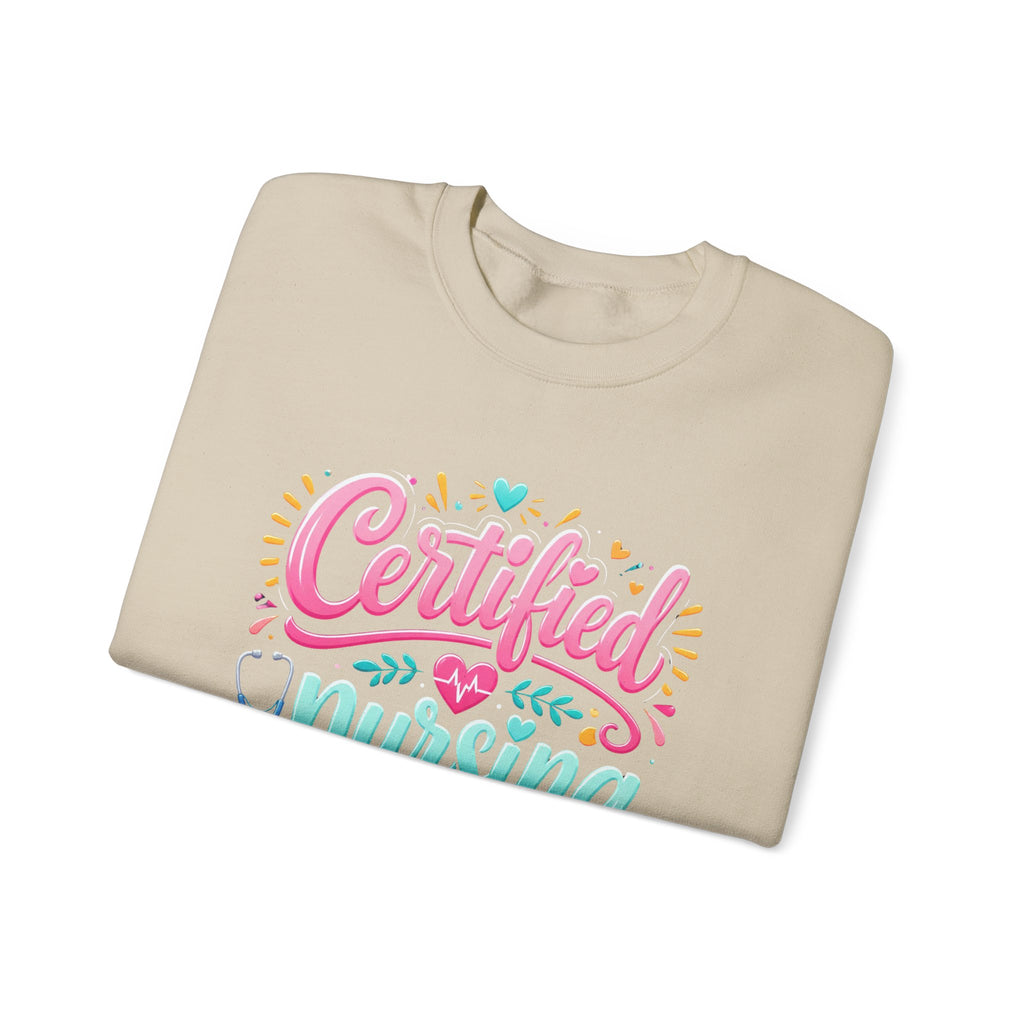 Certified Nursing Assistant Sweatshirt — Cute Colorful CNA Crewneck Gift
