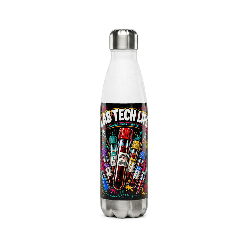 Lab Tech Life 17oz Stainless Steel Water Bottle