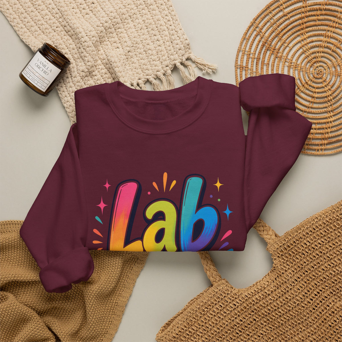 Lab Crew Sweatshirt – Colorful Science Team Crewneck