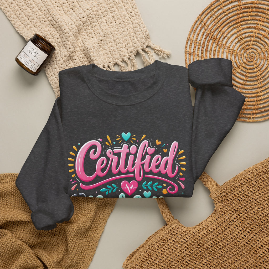 Certified Nursing Assistant Sweatshirt — Cute Colorful CNA Crewneck Gift