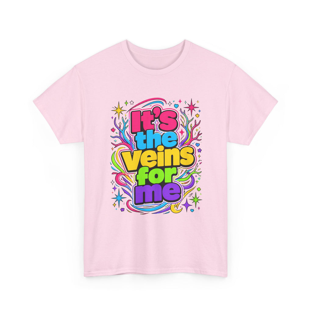 It’s the Veins For Me T-Shirt — Colorful Retro Pride Graphic Tee