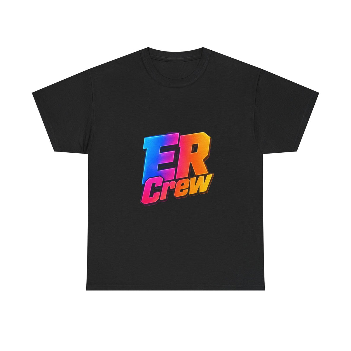 ER Crew T-Shirt — Retro Gradient Gaming Logo Tee