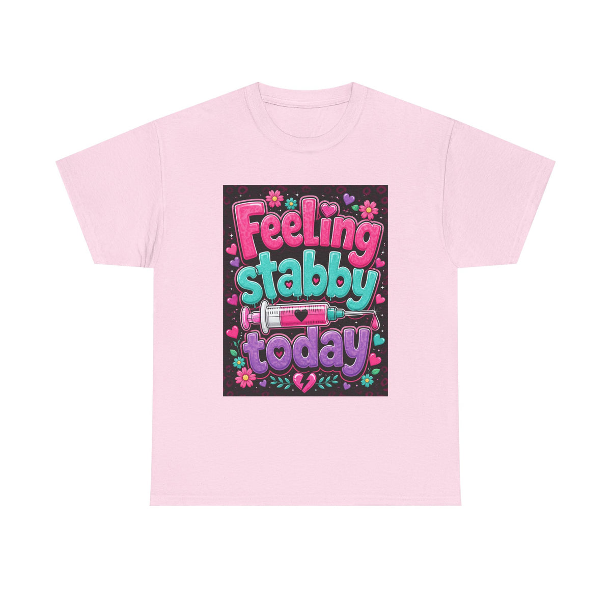 Feeling Stabby Today T-Shirt — Cute Goth Syringe Graphic Tee
