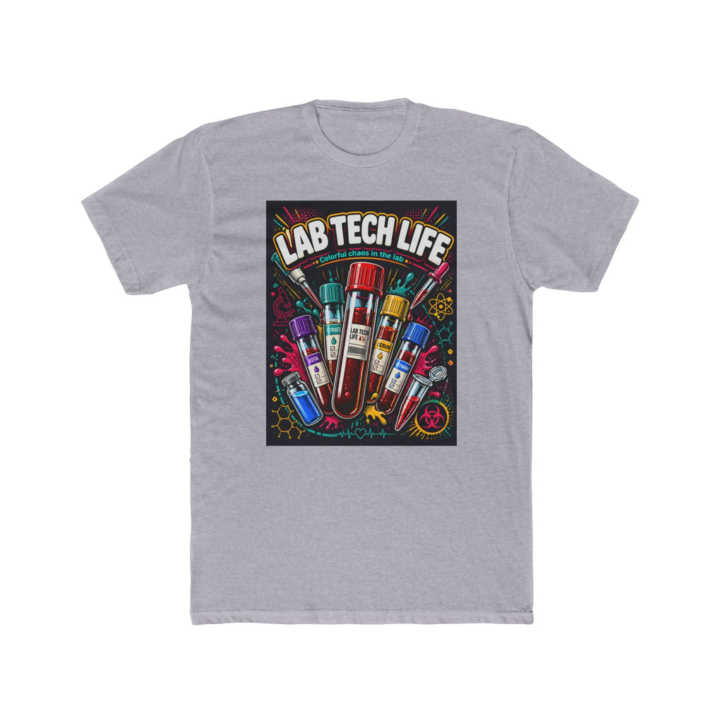 Lab Tech Life T-Shirt — Funny Medical Lab Technician Tee with Colorful Vials