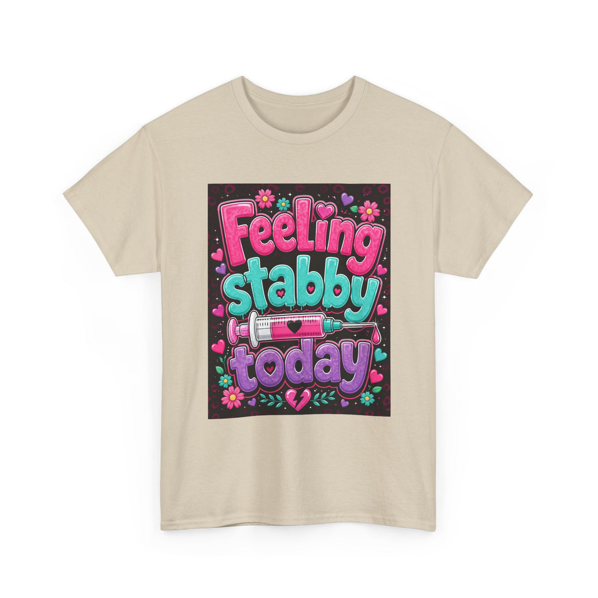 Feeling Stabby Today T-Shirt — Cute Goth Syringe Graphic Tee