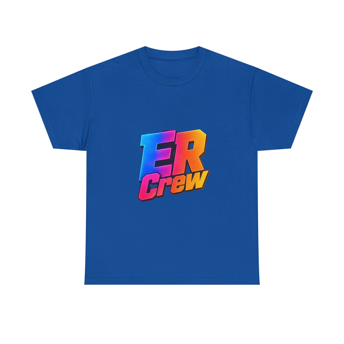 ER Crew T-Shirt — Retro Gradient Gaming Logo Tee