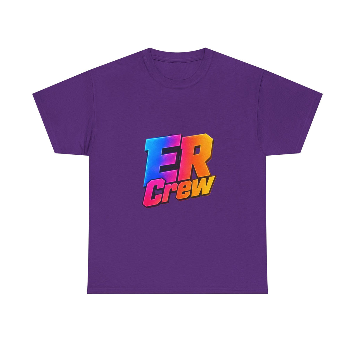 ER Crew T-Shirt — Retro Gradient Gaming Logo Tee