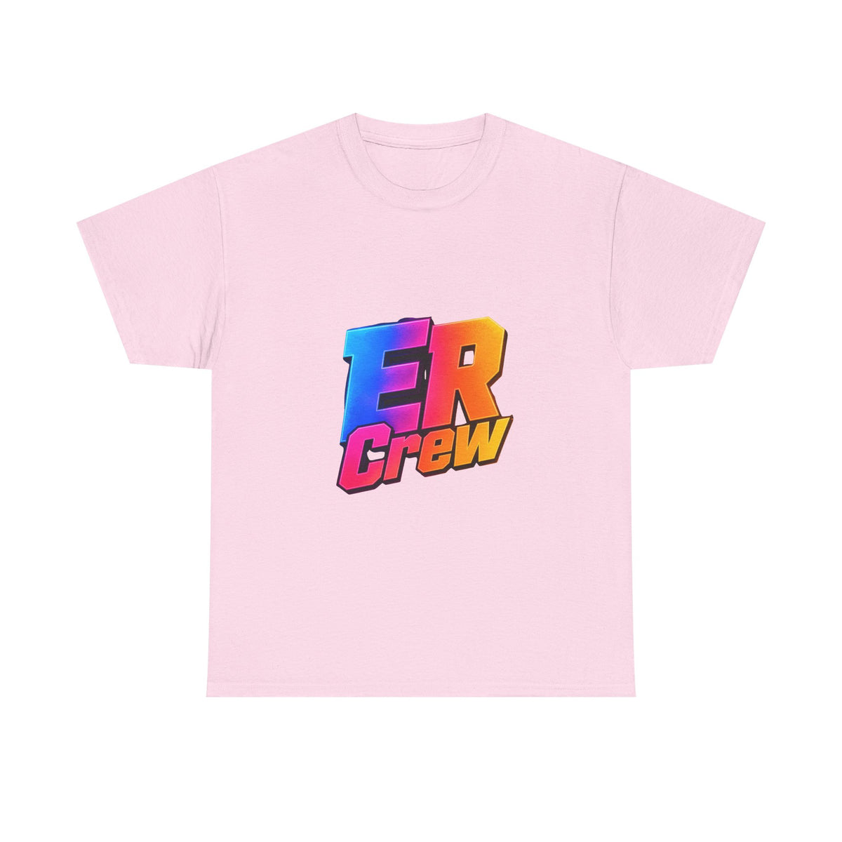 ER Crew T-Shirt — Retro Gradient Gaming Logo Tee