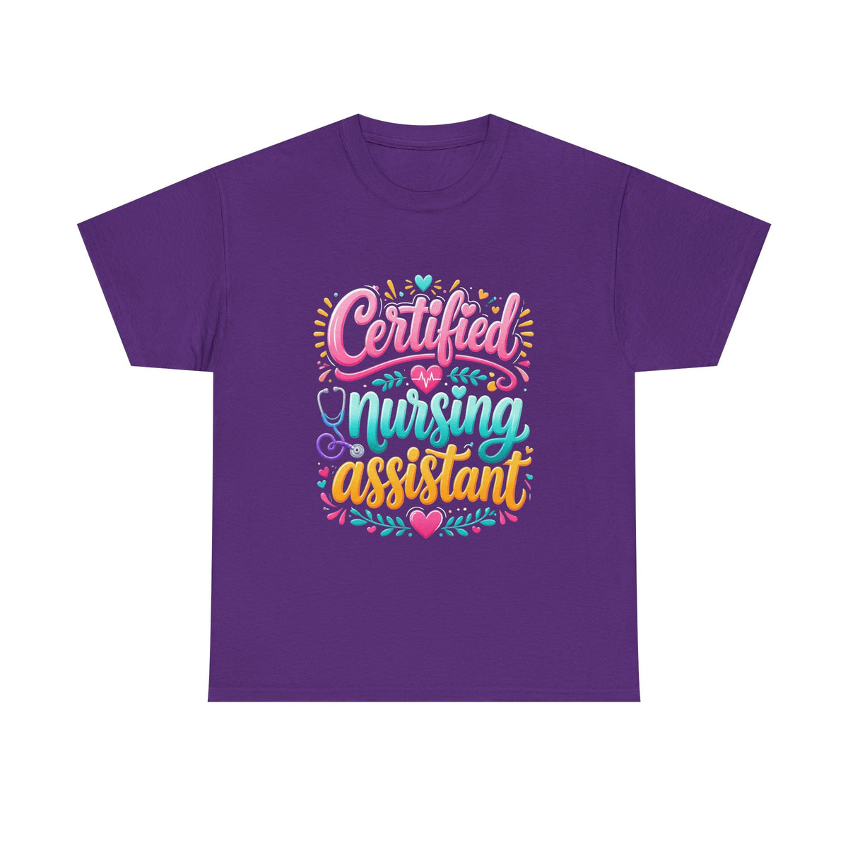 Certified Nursing Assistant T-Shirt — Colorful Pride Tee for CNAs