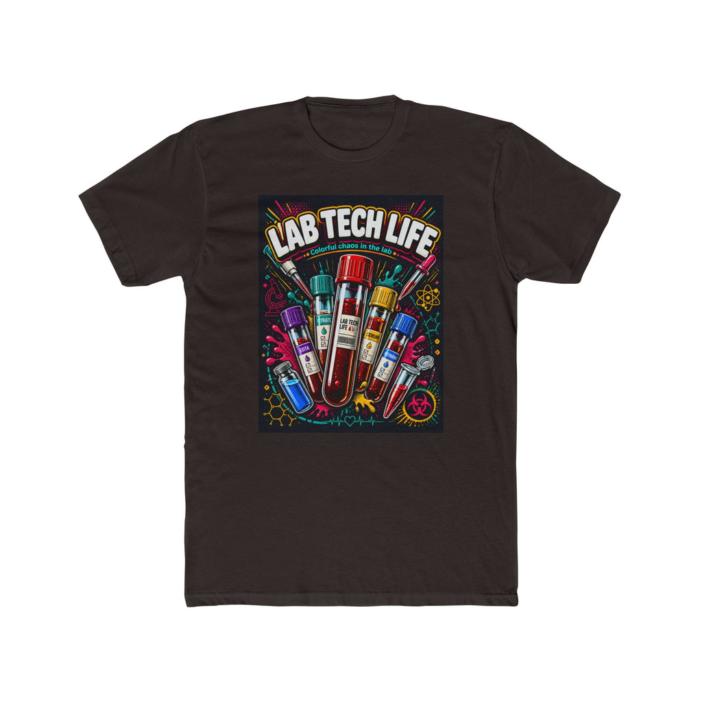 Lab Tech Life T-Shirt — Funny Medical Lab Technician Tee with Colorful Vials
