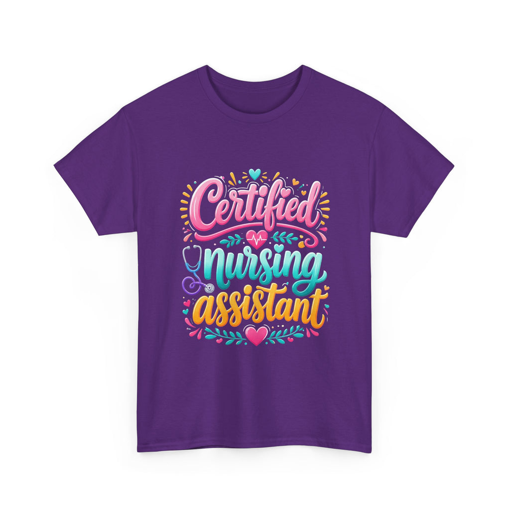 Certified Nursing Assistant T-Shirt — Colorful Pride Tee for CNAs