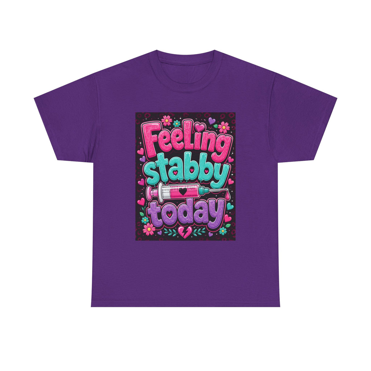 Feeling Stabby Today T-Shirt — Cute Goth Syringe Graphic Tee