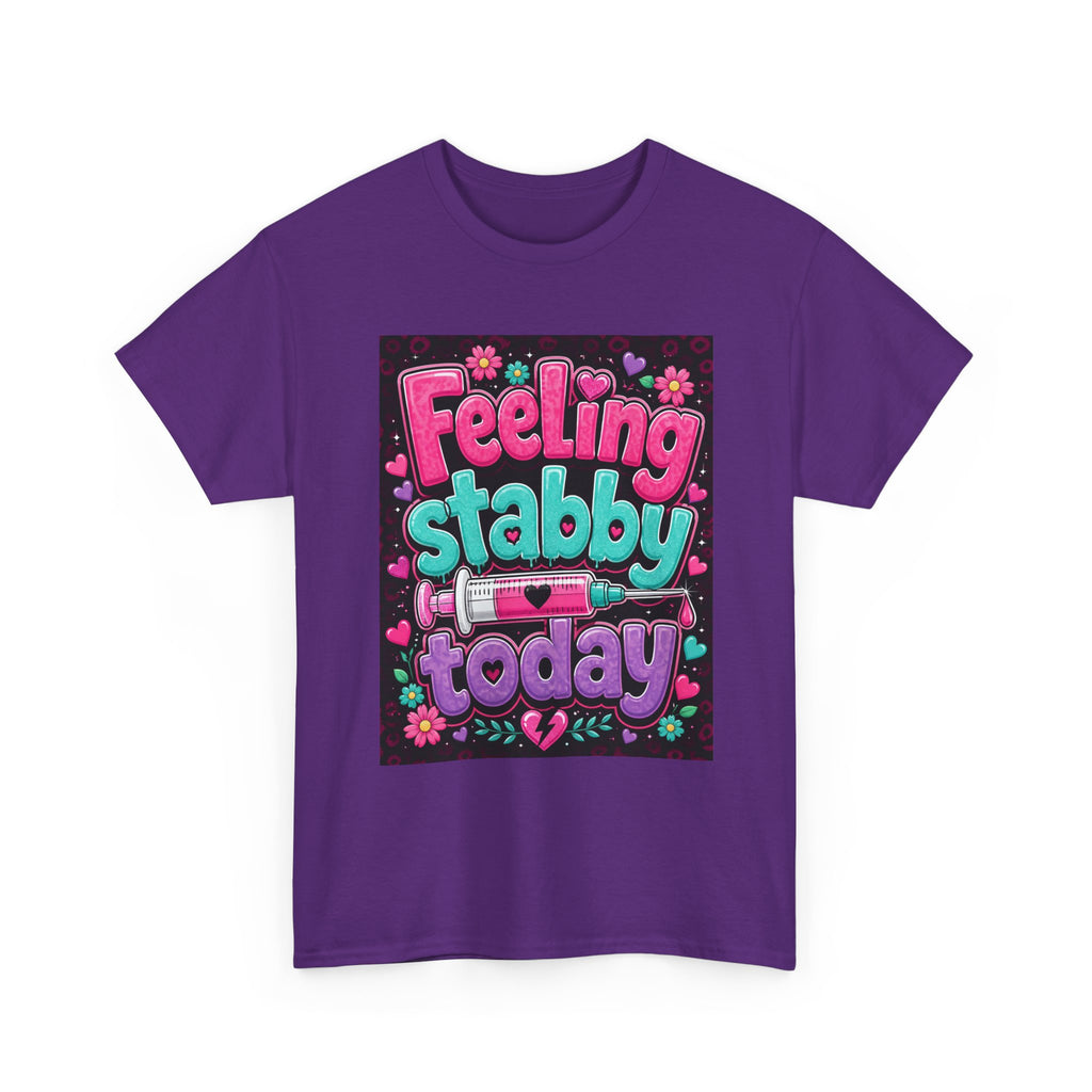 Feeling Stabby Today T-Shirt — Cute Goth Syringe Graphic Tee