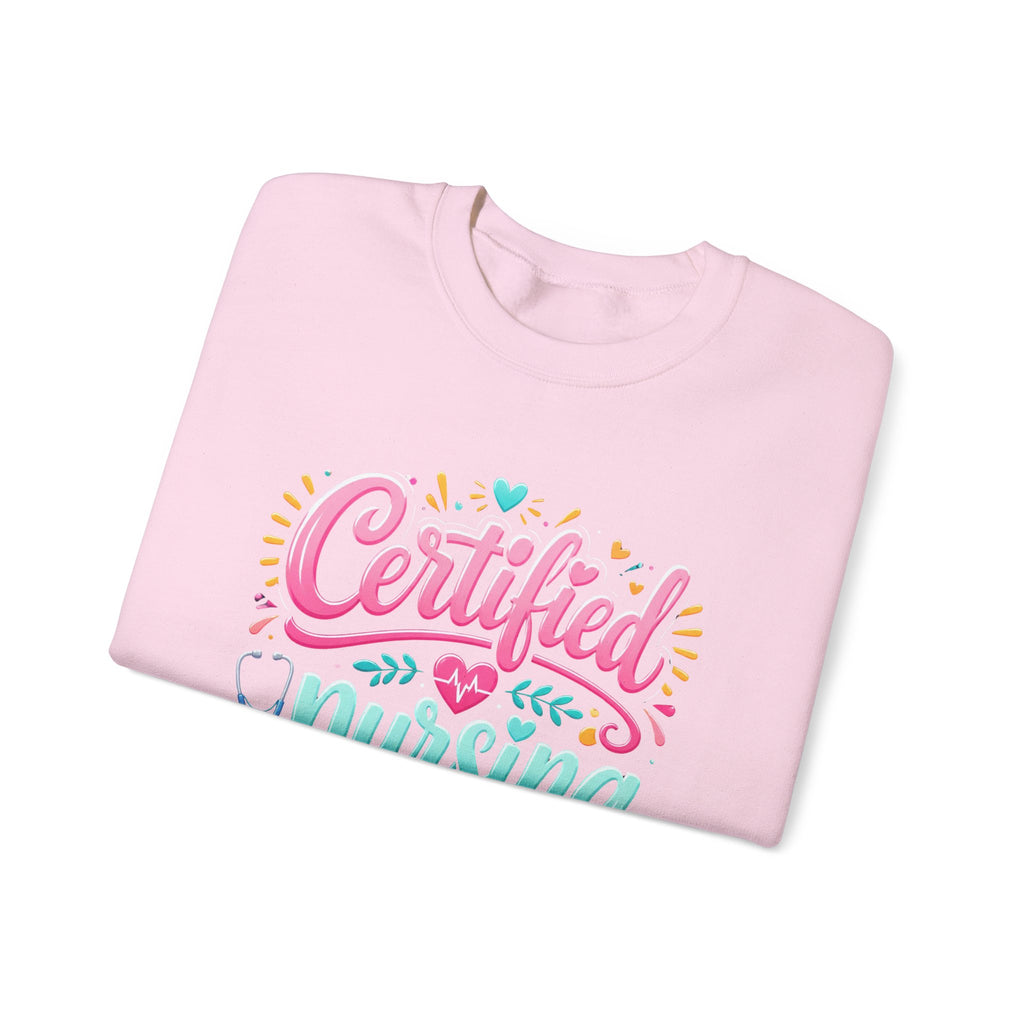 Certified Nursing Assistant Sweatshirt — Cute Colorful CNA Crewneck Gift