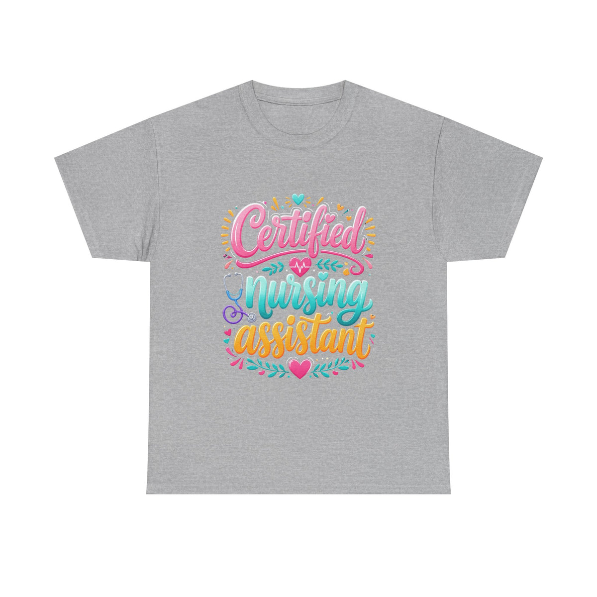 Certified Nursing Assistant T-Shirt — Colorful Pride Tee for CNAs