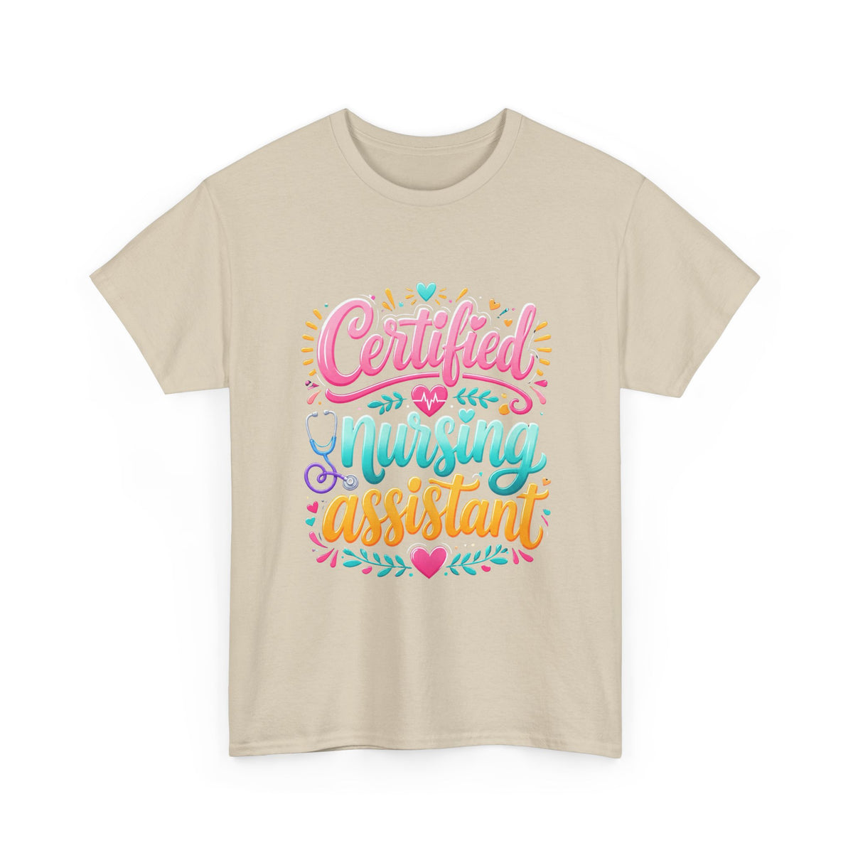 Certified Nursing Assistant T-Shirt — Colorful Pride Tee for CNAs
