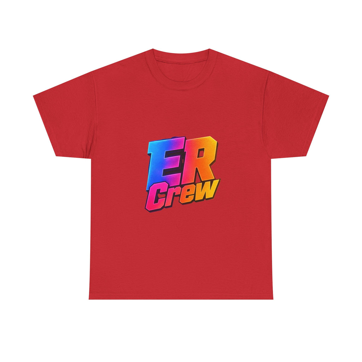 ER Crew T-Shirt — Retro Gradient Gaming Logo Tee