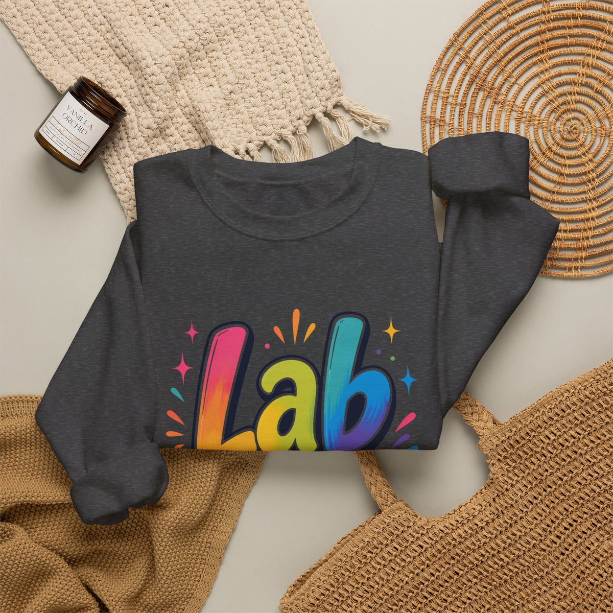 Lab Crew Sweatshirt – Colorful Science Team Crewneck