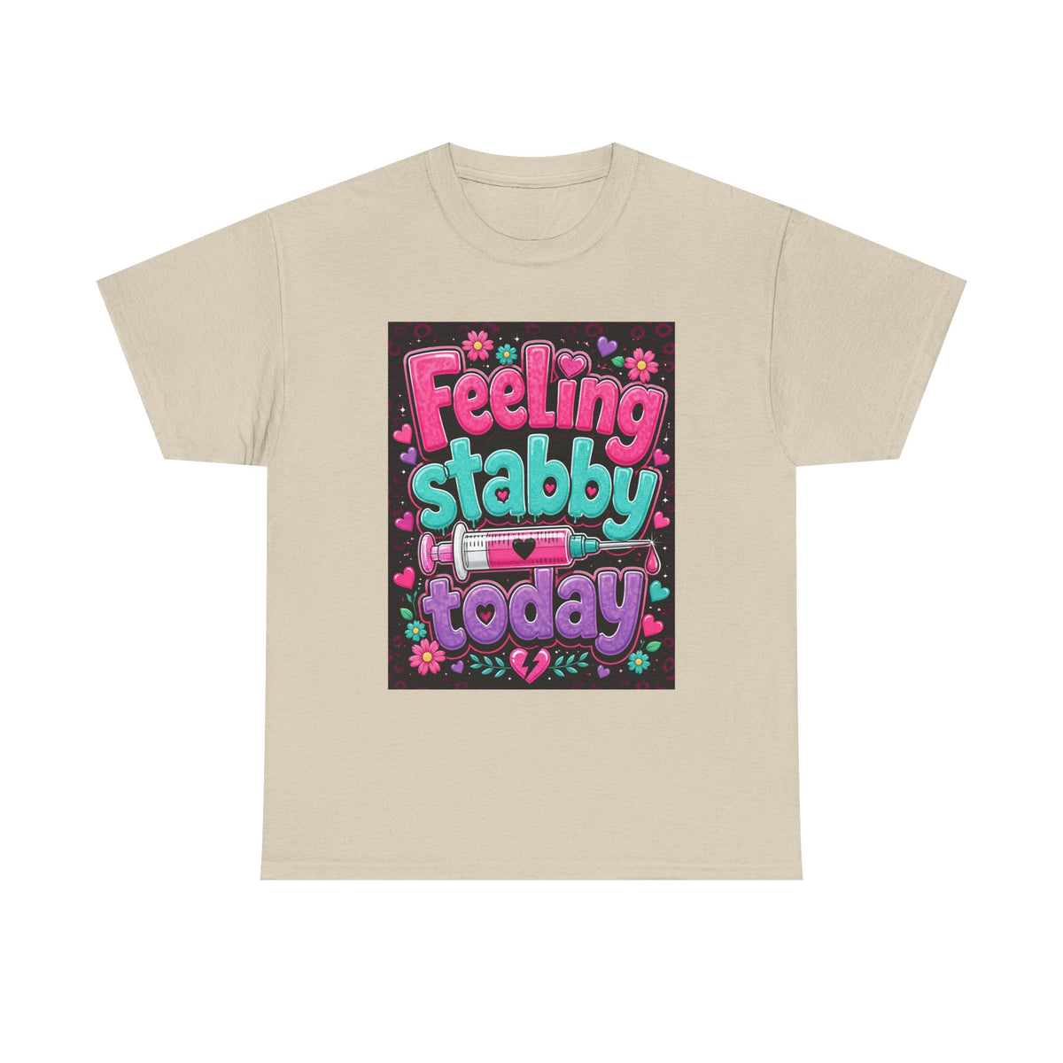 Feeling Stabby Today T-Shirt — Cute Goth Syringe Graphic Tee
