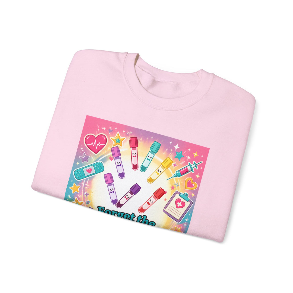 Princess Scrubs Crewneck Sweatshirt — "Forget the Glass Slippers, Princess Scrubs" Nursing Apparel