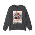 Crewneck Sweatshirt — Vibrant Phlebotomist Blood Tube Graphic