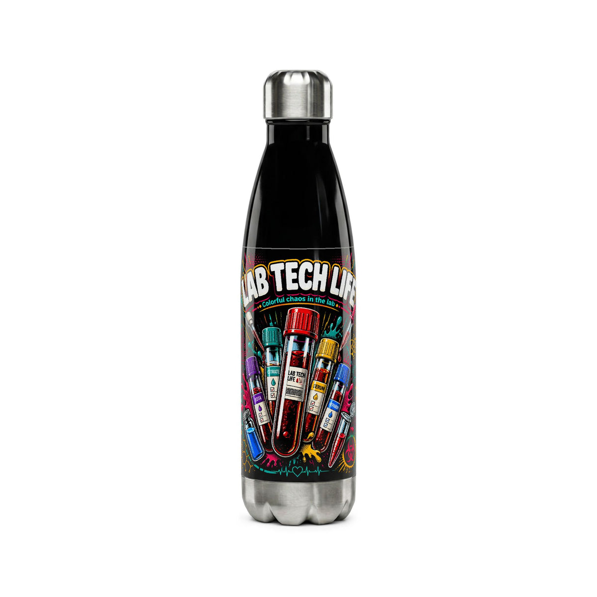 Lab Tech Life 17oz Stainless Steel Water Bottle