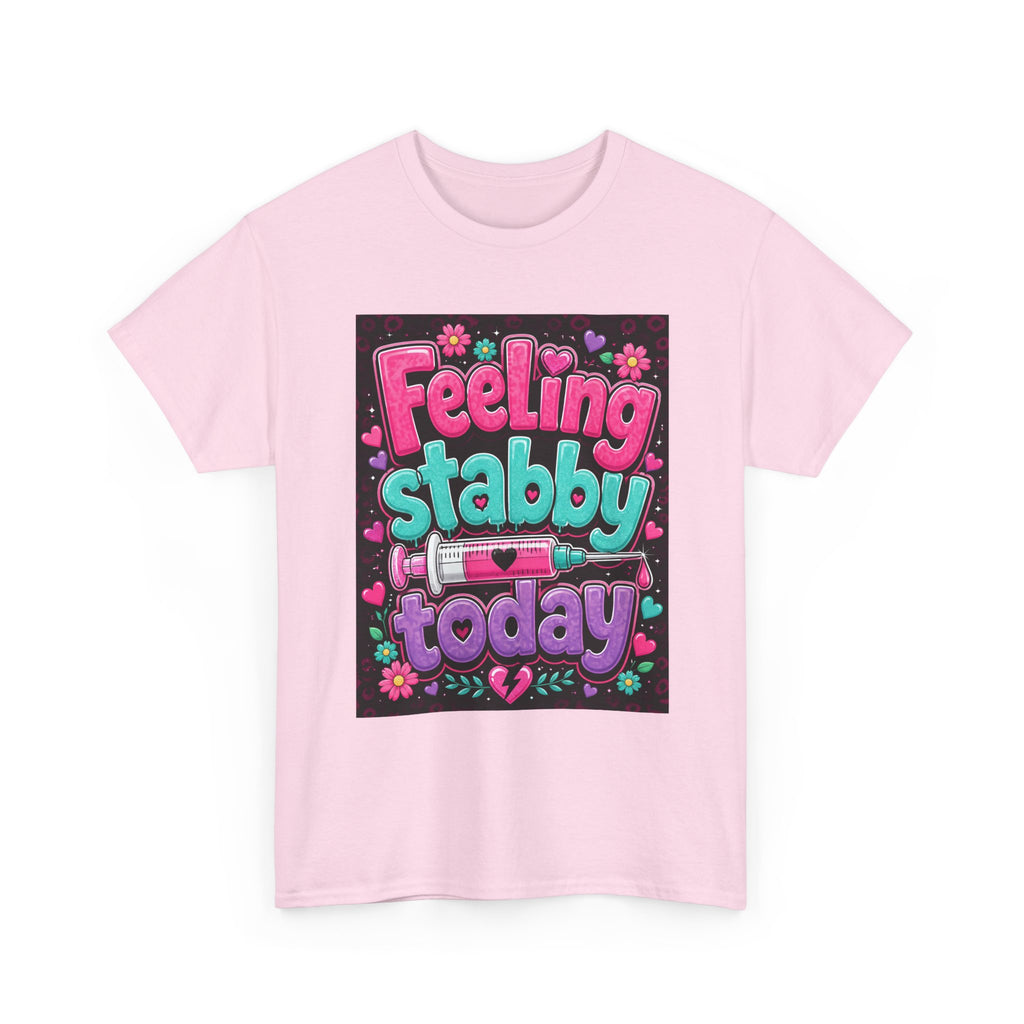 Feeling Stabby Today T-Shirt — Cute Goth Syringe Graphic Tee