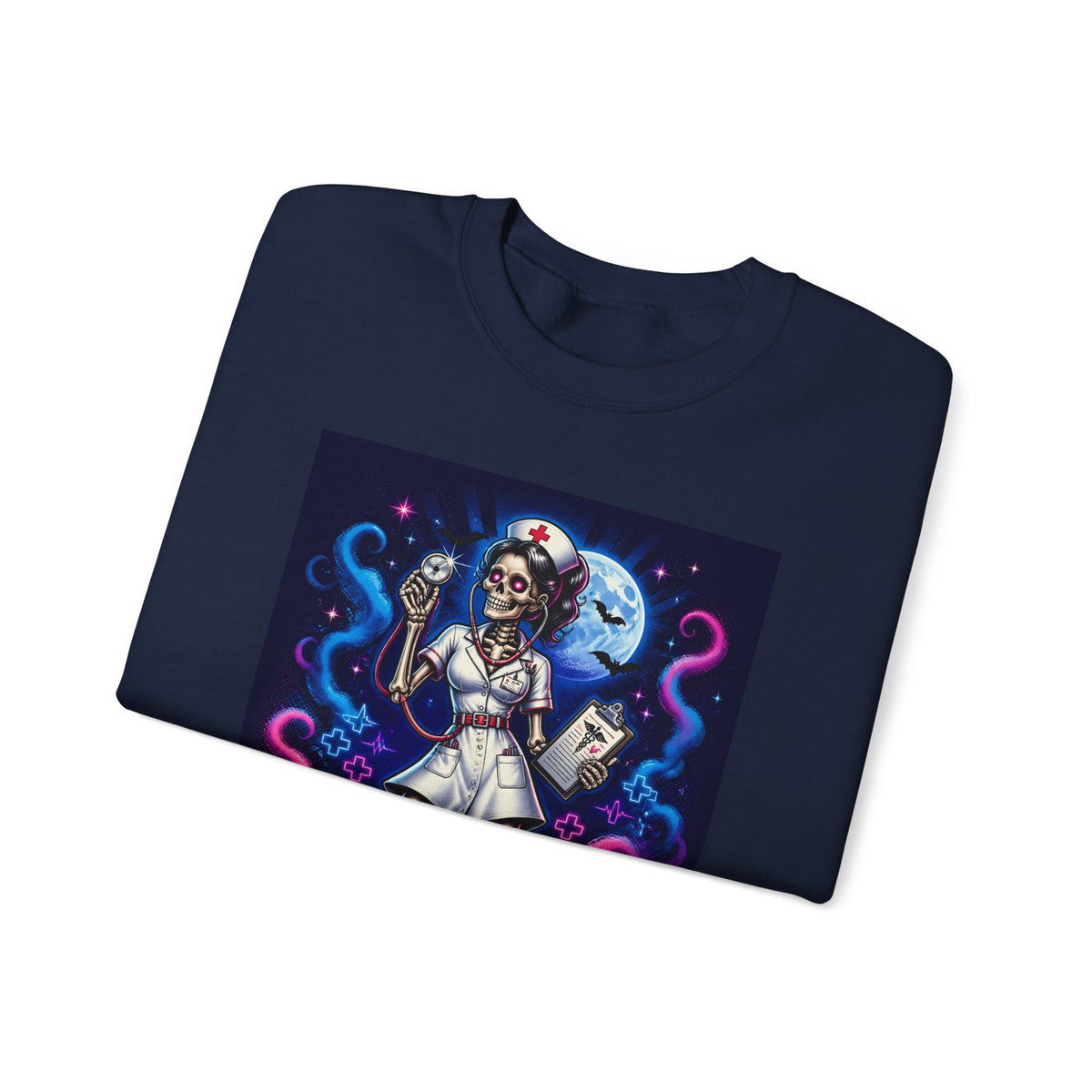 Nurse of the Night Sweatshirt - Retro Neon Nightshift RN Crewneck